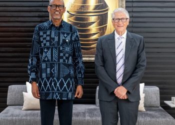 Umuherwe Bill gates uri  mu Rwanda yaganiriye na Perezida Kagame